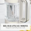 image:imageMartha Stewart Electric Kettle with Removable Stainless Steel Tea Infuser Glass Carafe17L 7 Cups Hot Water Boiler 4 Presets Keep Warm amp Auto ShutOff Cordless 360 Swivel Base Linen CreamLinen Cream